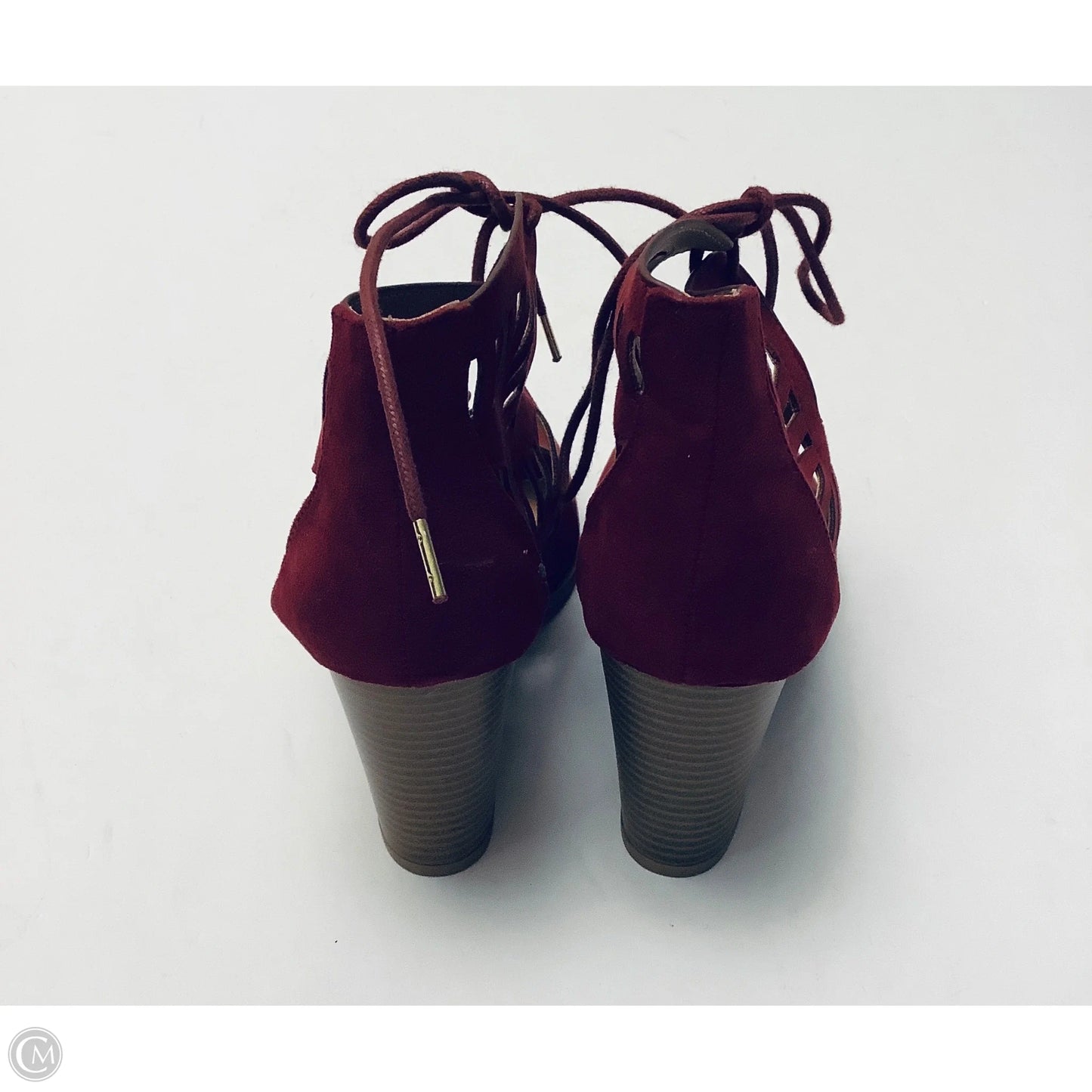 Shoes Heels Block By Charlotte Russe In Red, Size: 6
