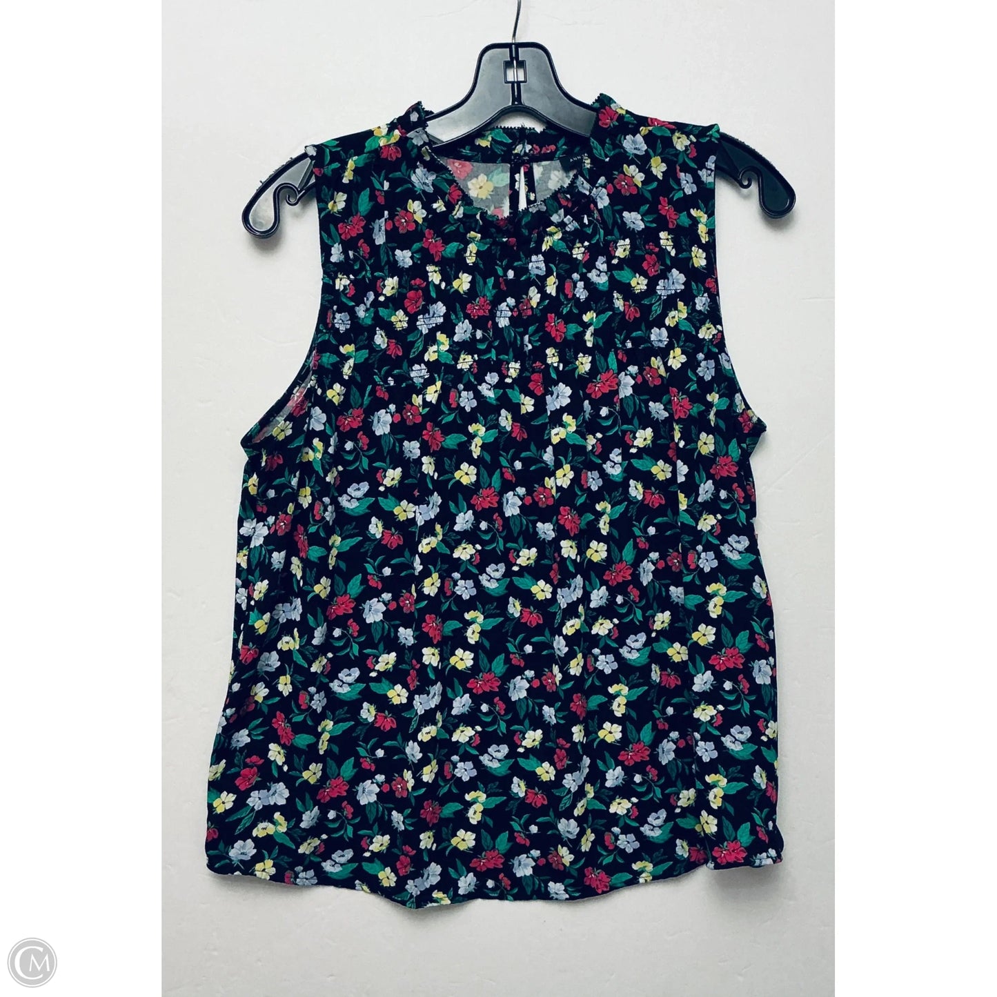 Top Sleeveless By Ann Taylor In Floral Print, Size: S