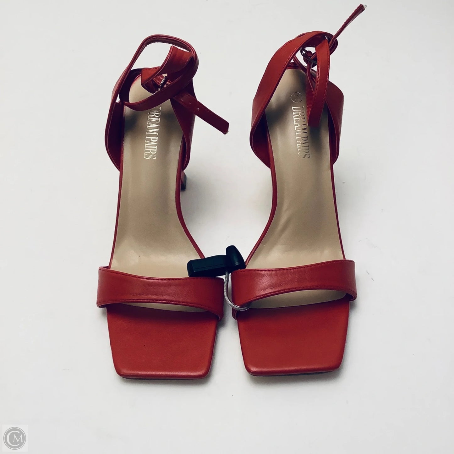 Sandals Heels Kitten By Clothes Mentor In Red, Size: 10