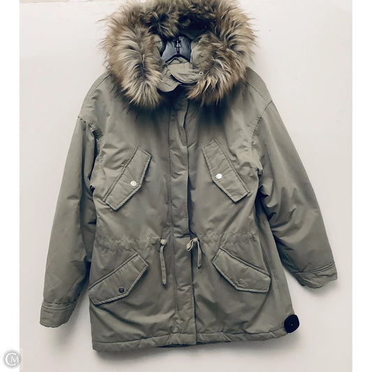 Jacket Puffer & Quilted By H&m In Green, Size: Xs