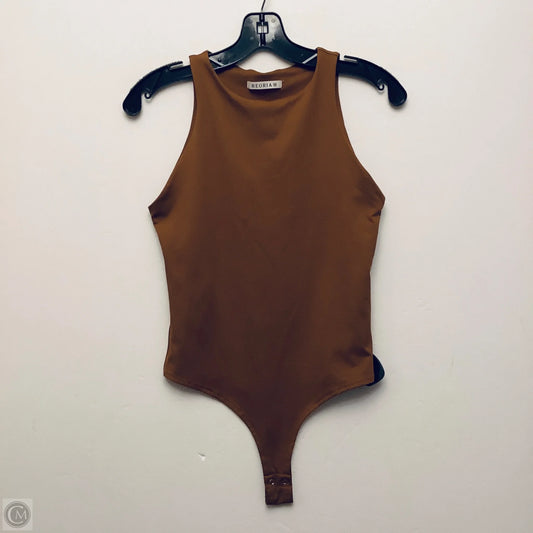 Top Sleeveless By Clothes Mentor In Brown, Size: M