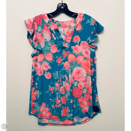 Top Sleeveless By Clothes Mentor In Floral Print, Size: M