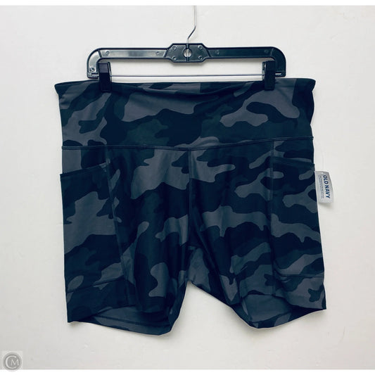 Athletic Shorts By Old Navy In Camouflage Print, Size: 2x