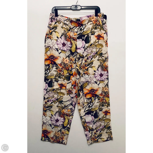 Pants Other By Clothes Mentor In Floral Print, Size: M