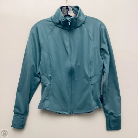 Athletic Jacket By Jockey In Green, Size: S