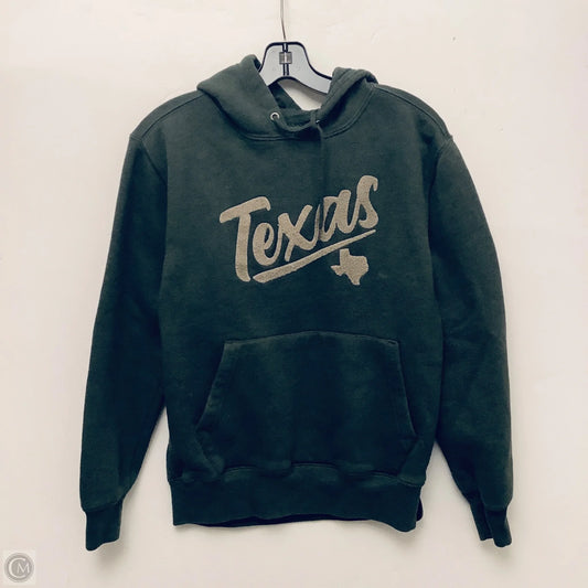 Sweatshirt Hoodie By Clothes Mentor In Green, Size: S