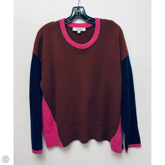 Sweater By Loft In Multi-colored, Size: Xl