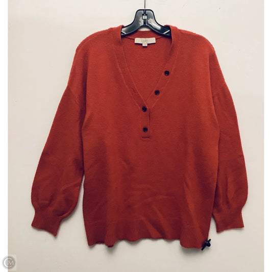 Sweater By Loft In Pink, Size: L