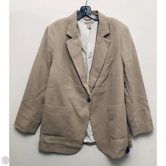 Blazer By H&m In Tan, Size: Xl