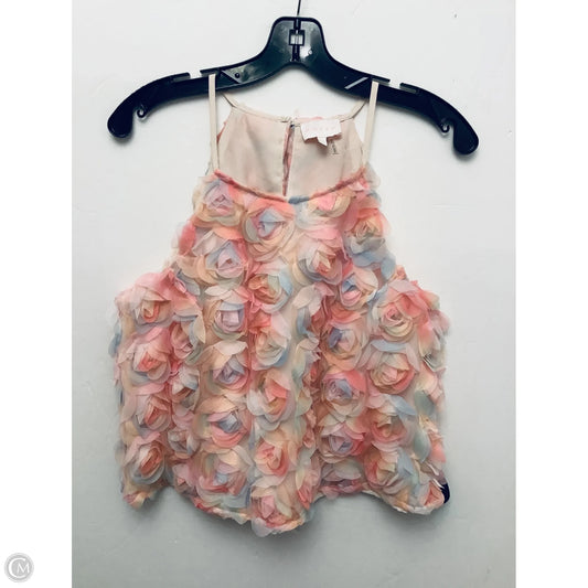 Top Sleeveless By Entro In Floral Print, Size: L