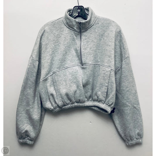 Sweatshirt Crewneck By Clothes Mentor In Grey, Size: M