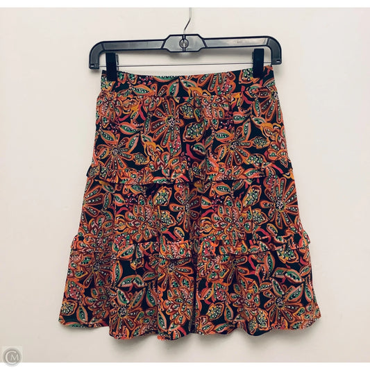 Skirt Mini & Short By J. Crew In Floral Print, Size: Xxs