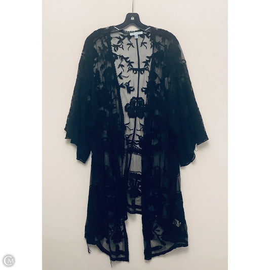 Kimono By She + Sky In Black, Size: Osfm