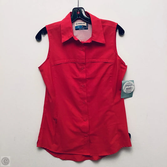 Top Sleeveless By Magellan In Pink, Size: S