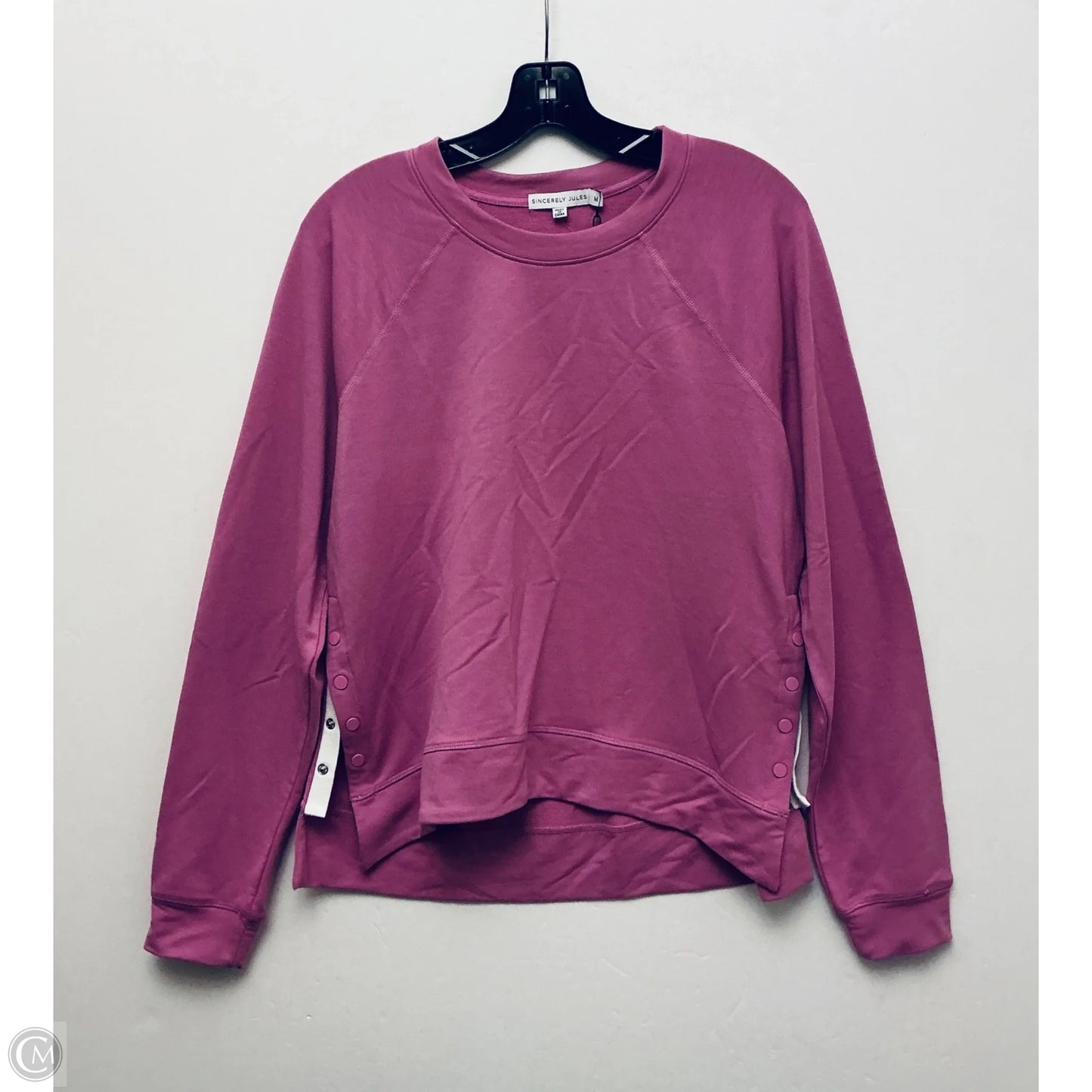 Top Long Sleeve By Sincerely Jules In Pink, Size: M