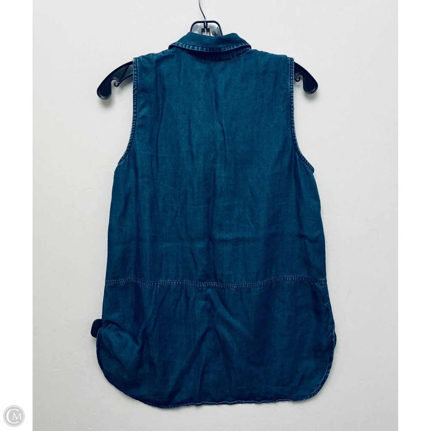 Top Sleeveless By Ellen Tracy In Blue, Size: M