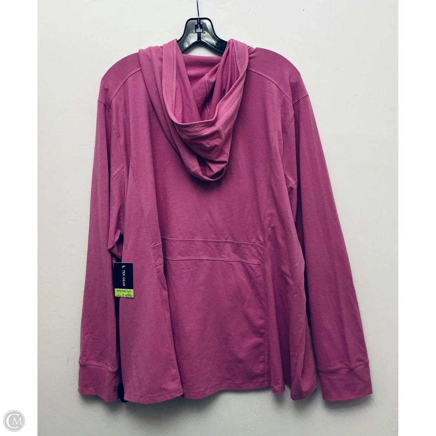 Sweatshirt Hoodie By Tek Gear In Pink, Size: Xl