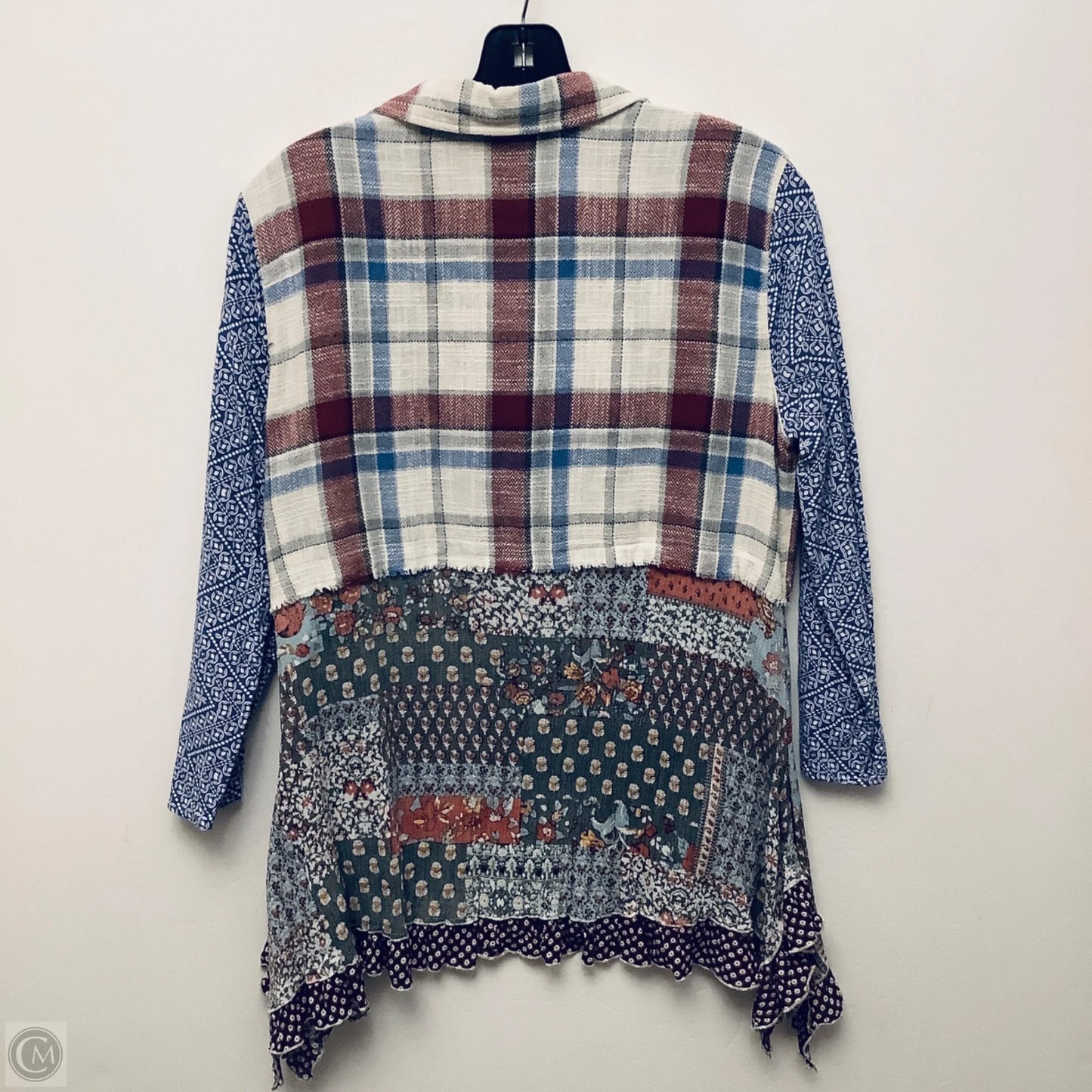 Top Long Sleeve By Ali Miles In Multi-colored, Size: S