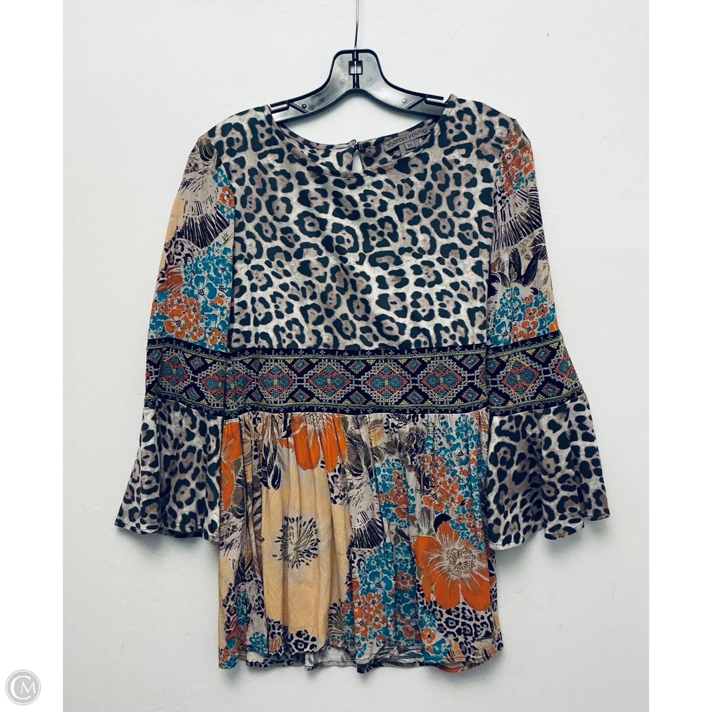 Top Long Sleeve By Sharon Young In Multi-colored, Size: Xs