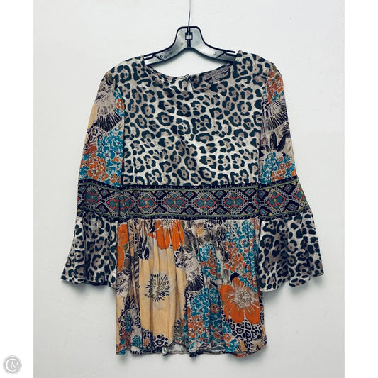 Top Long Sleeve By Sharon Young In Multi-colored, Size: Xs