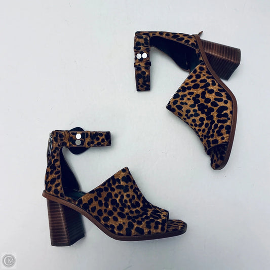 Sandals Heels Block By 1.state In Animal Print, Size: 7.5