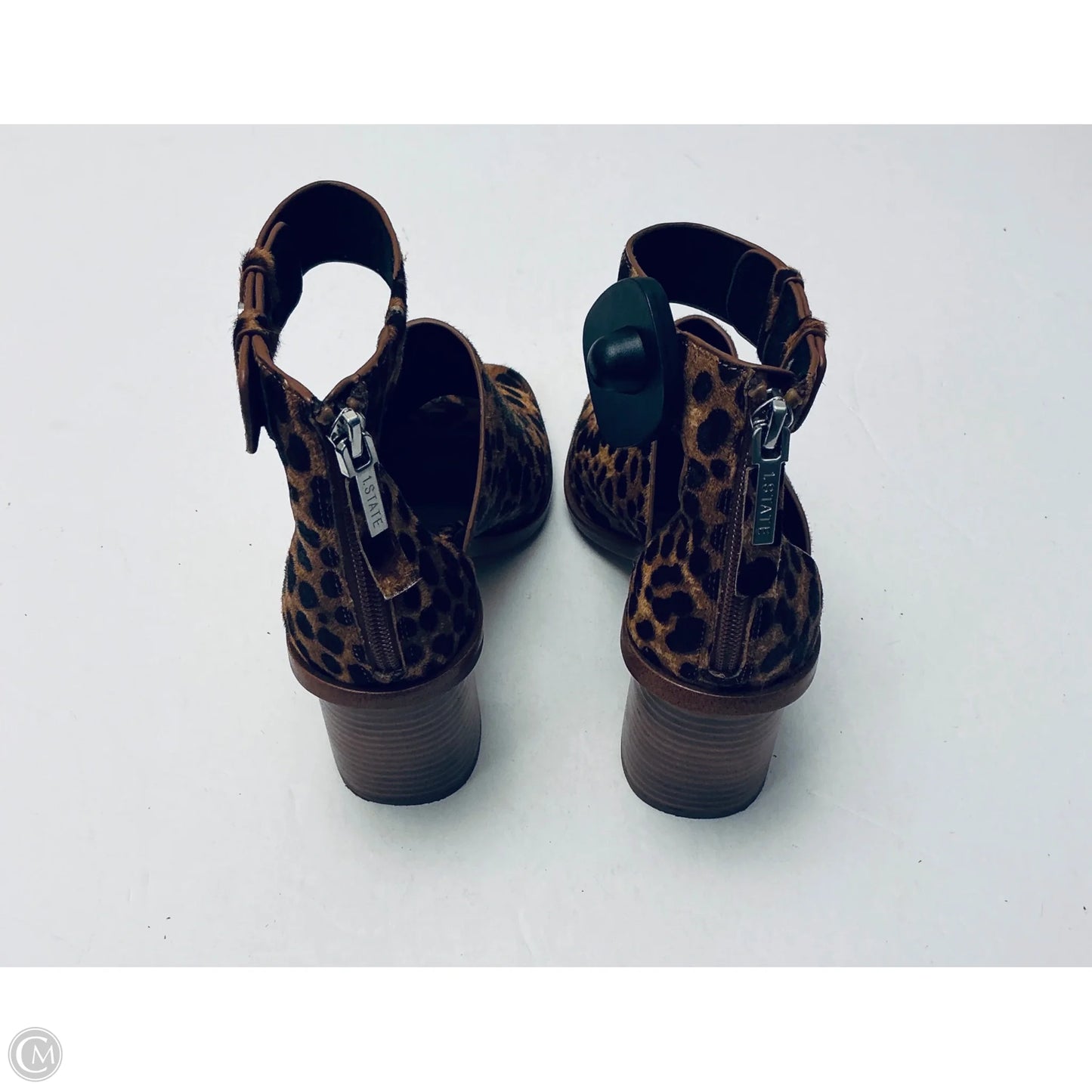 Sandals Heels Block By 1.state In Animal Print, Size: 7.5