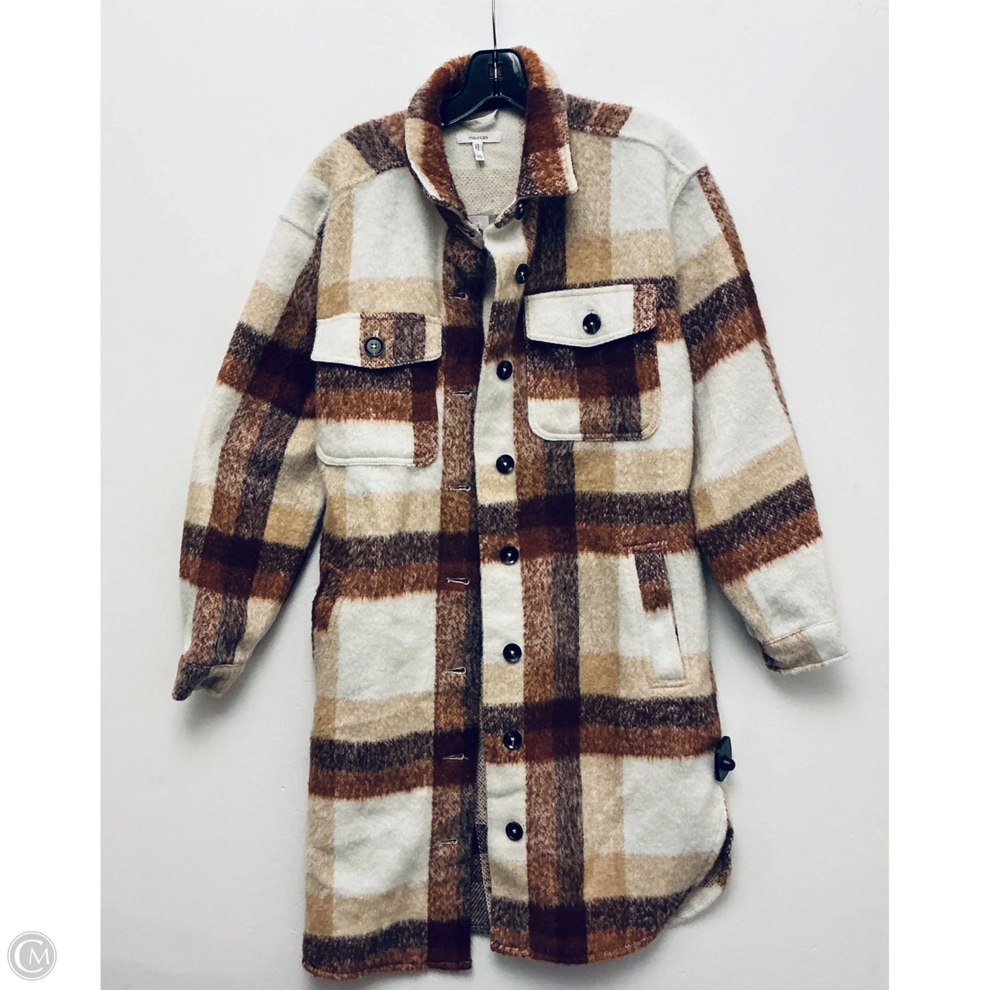 Jacket Other By Maurices In Brown & Cream, Size: Xs