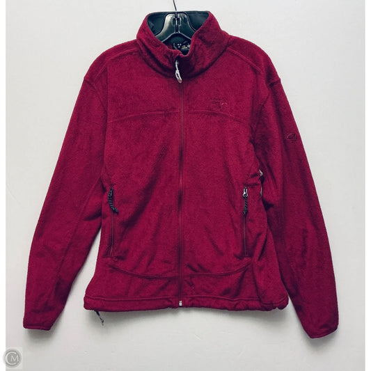 Jacket Fleece By Mountain Hardwear In Maroon, Size: L