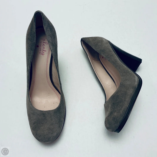 Shoes Heels Block By Clothes Mentor In Grey, Size: 8.5