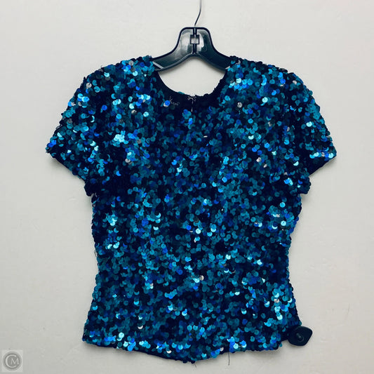 Top Short Sleeve By lourence kozar In Blue, Size: M