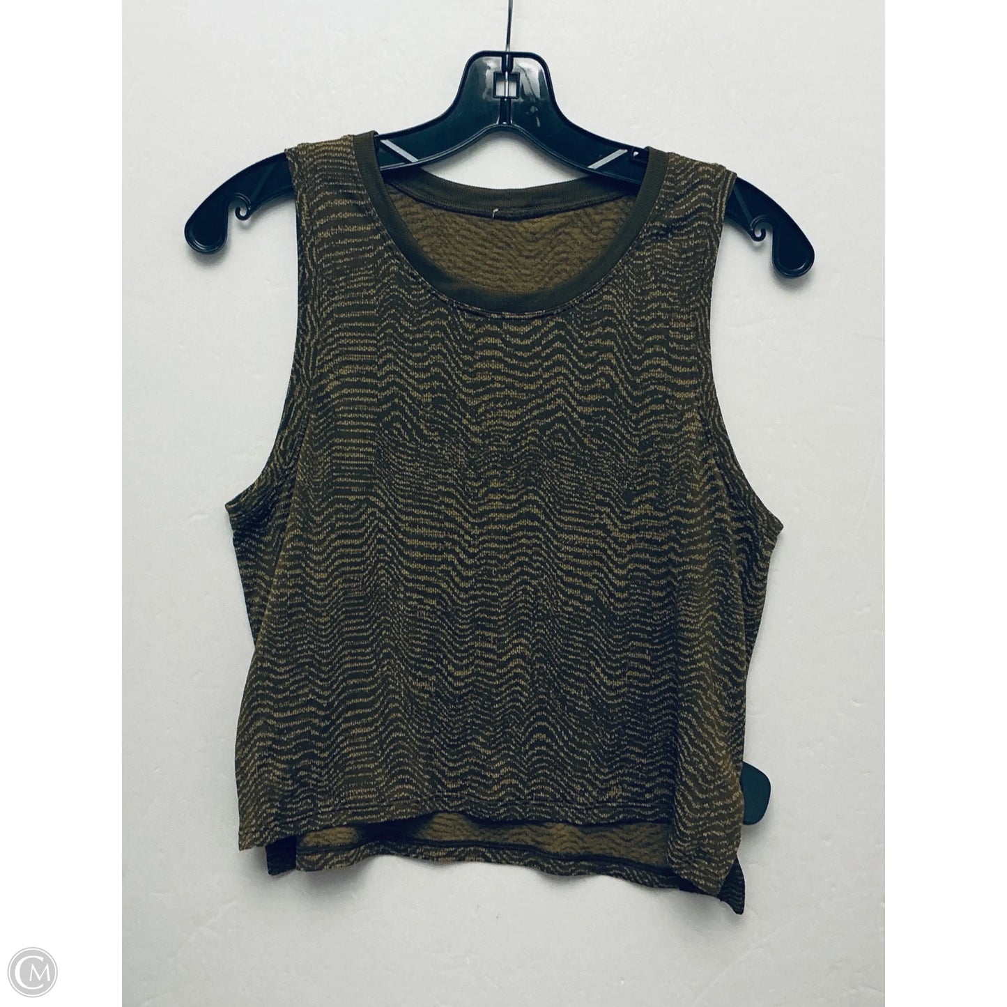 Athletic Tank Top By Lululemon In Green, Size: M