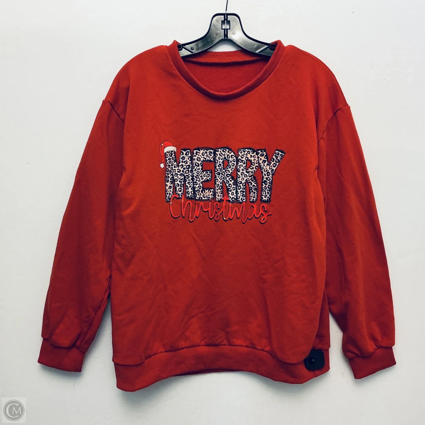 Sweatshirt Crewneck By Clothes Mentor In Red, Size: M