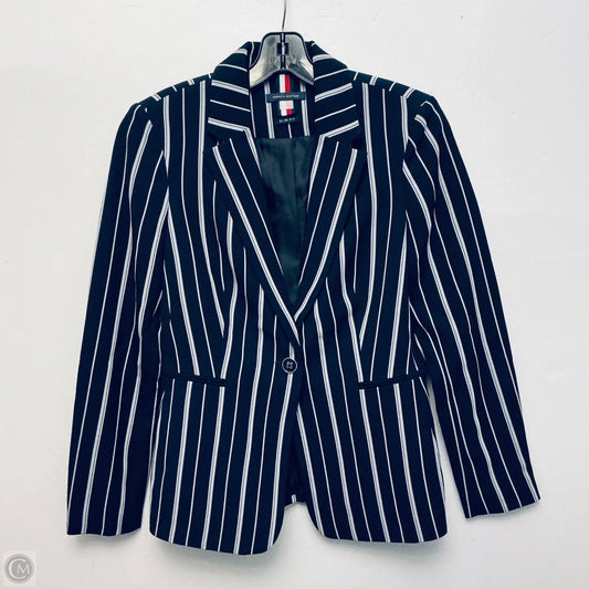 Blazer By Tommy Hilfiger In Striped Pattern, Size: S