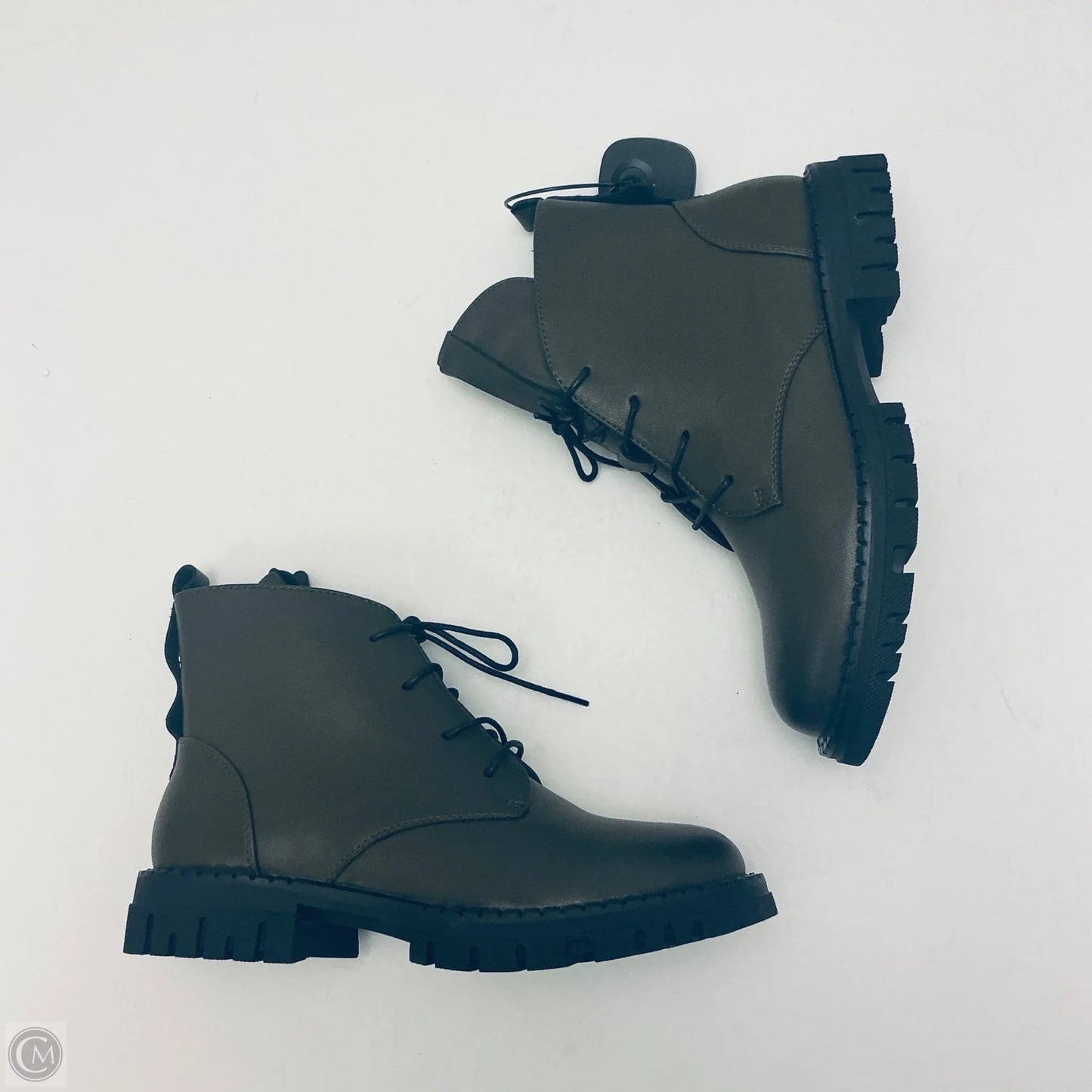 Boots Combat By Clothes Mentor In Green, Size: 9