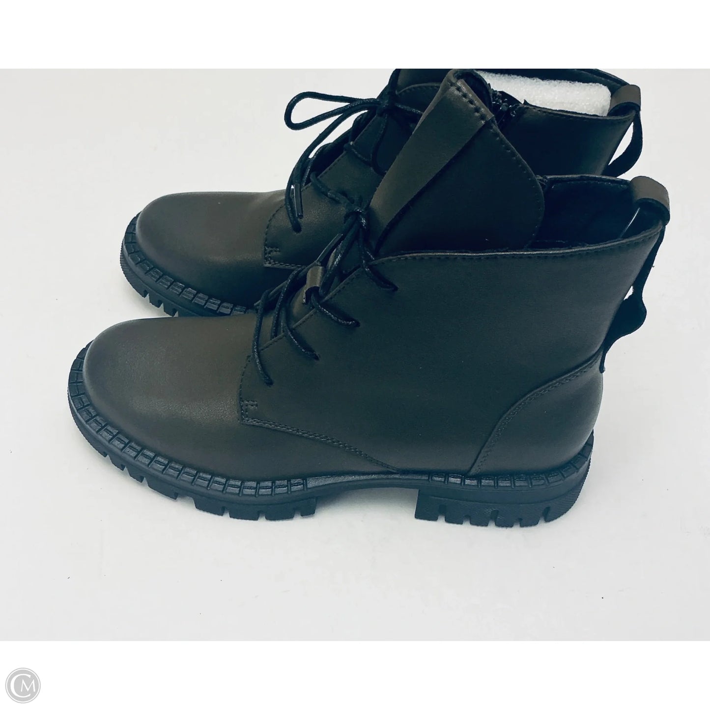 Boots Combat By Clothes Mentor In Green, Size: 9