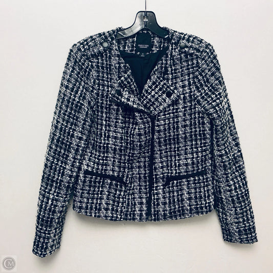 Blazer By Simply Vera In Black & White, Size: M