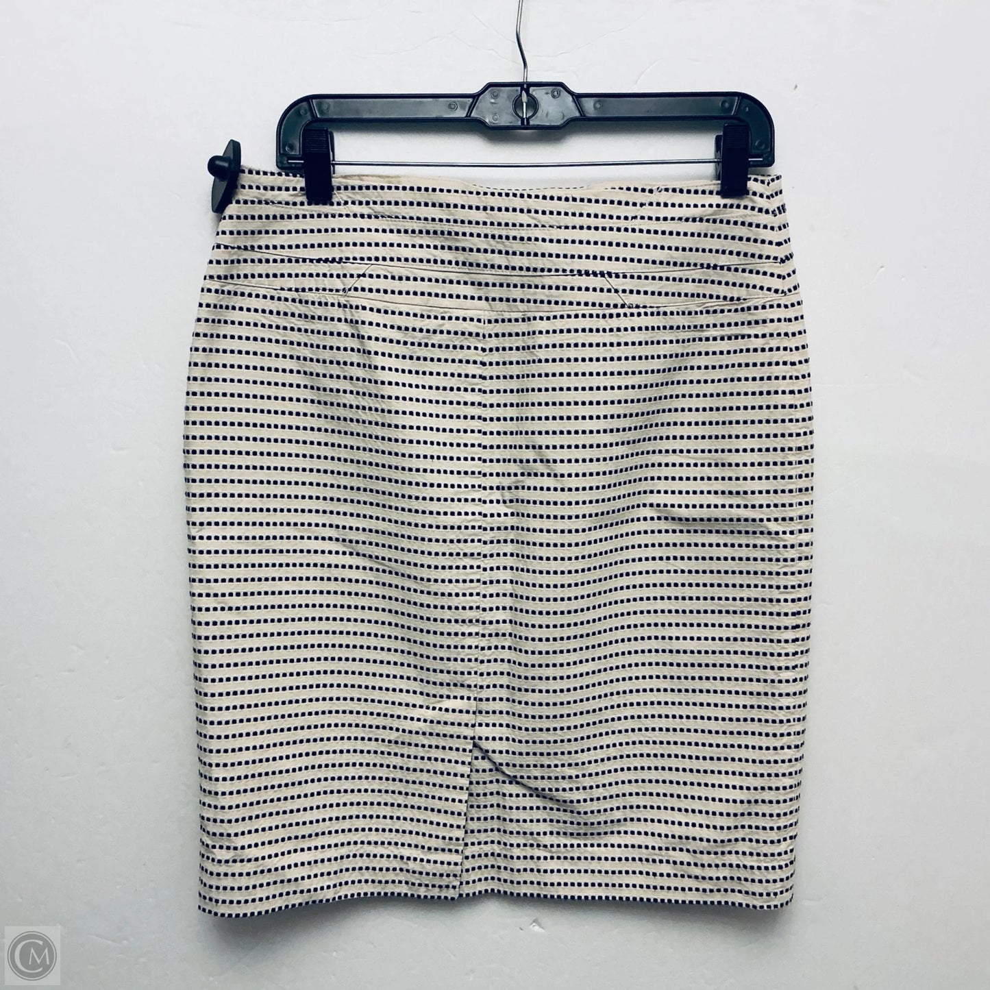 Skirt Midi By Clothes Mentor In Black & Cream, Size: 8