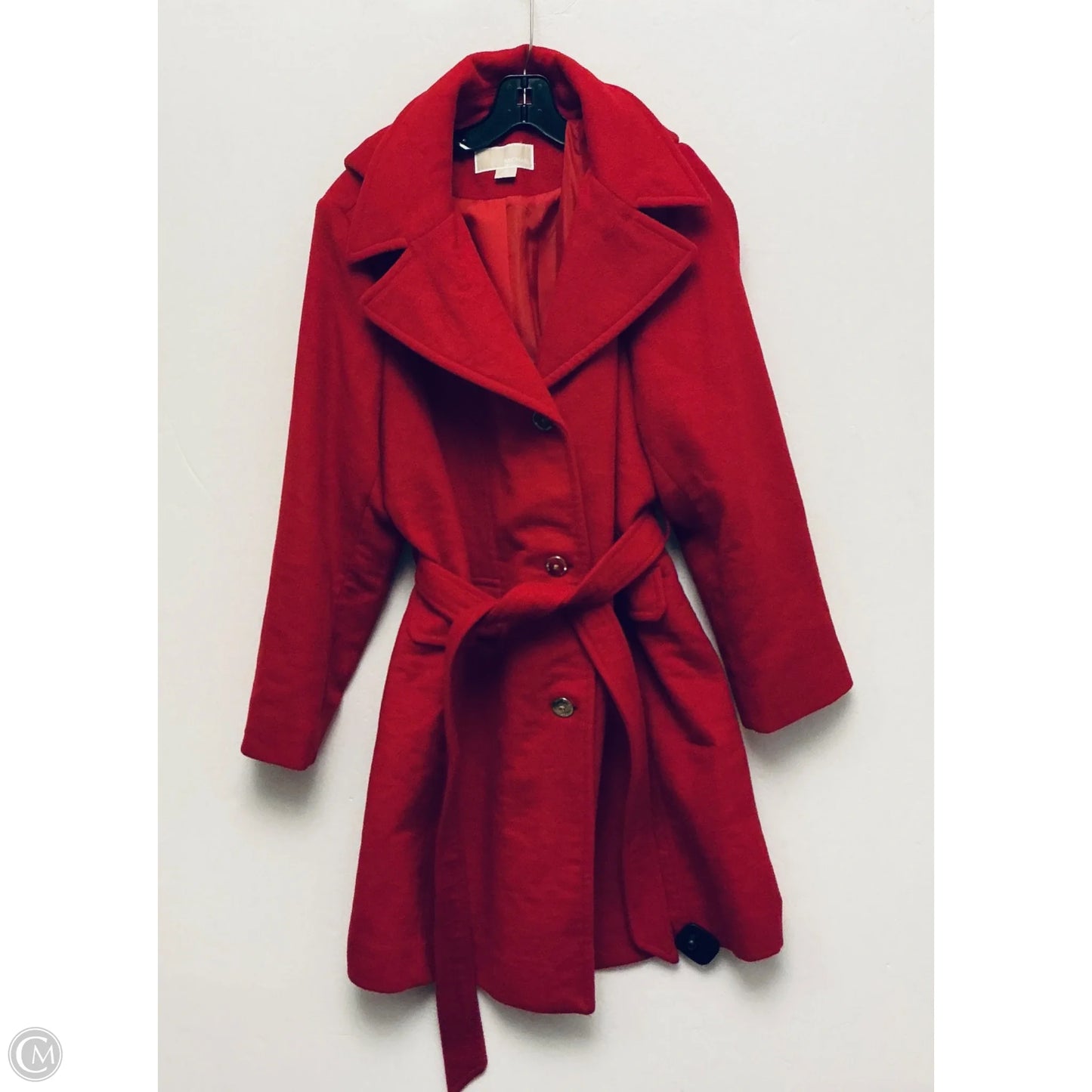 Coat Designer By Michael Kors In Red, Size: 1x