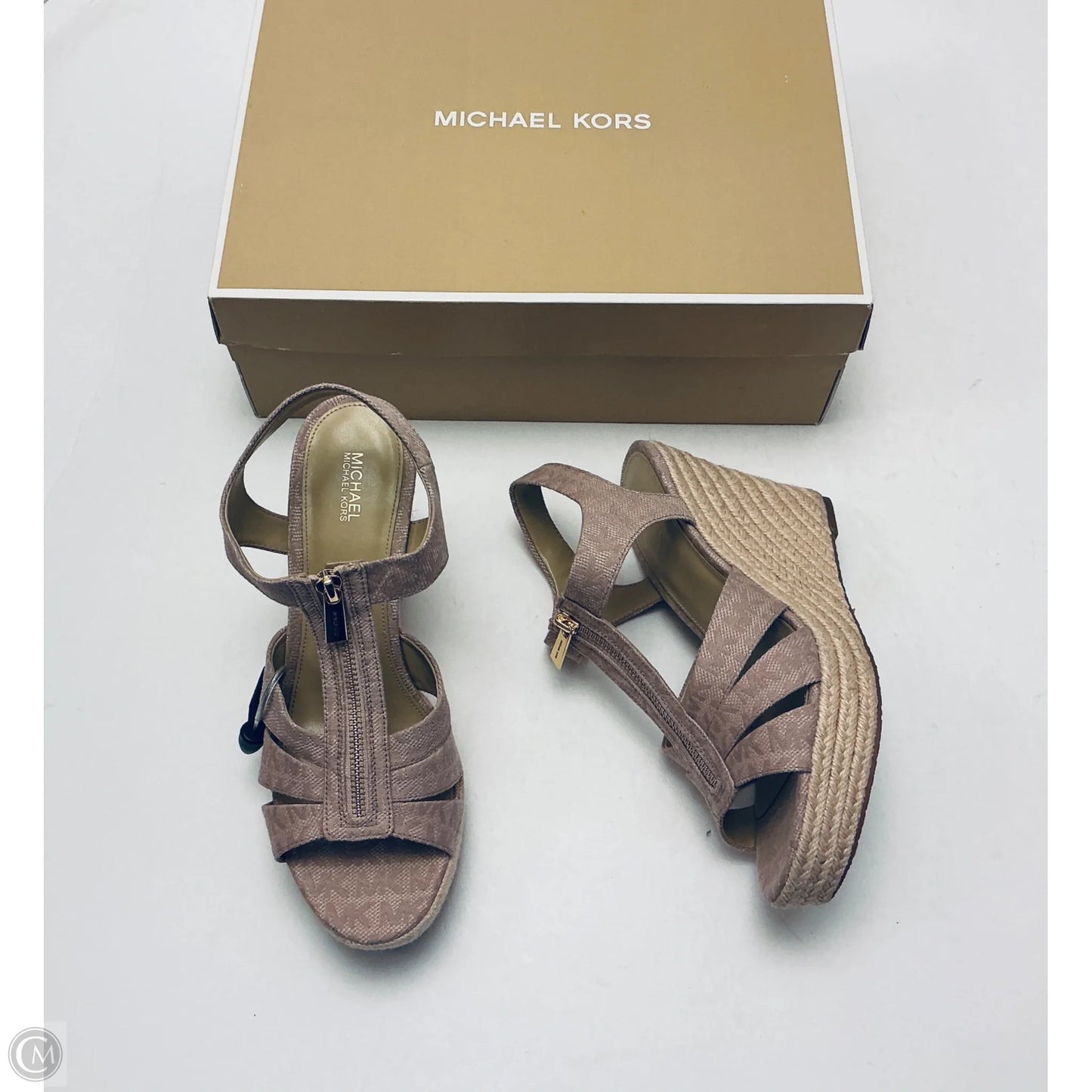 Sandals Designer By Michael Kors In Brown, Size: 9.5