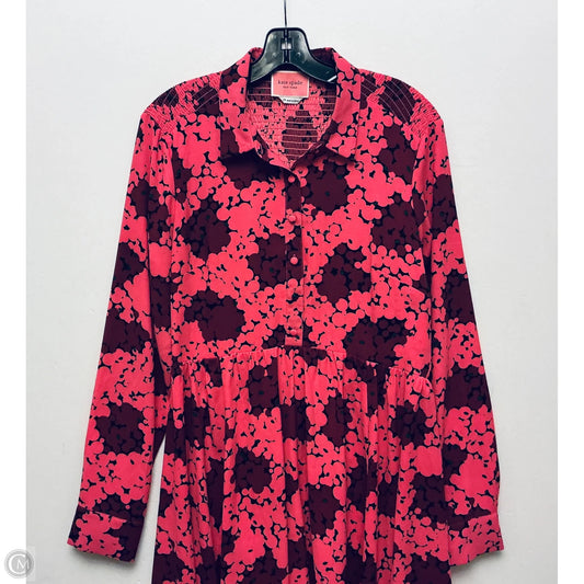 Dress Designer By Kate Spade In Floral Print, Size: Xl