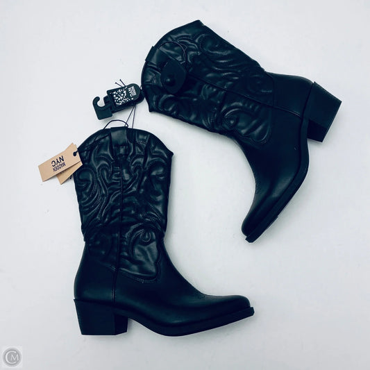 Boots Mid-calf Flats By Madden Nyc In Black, Size: 7