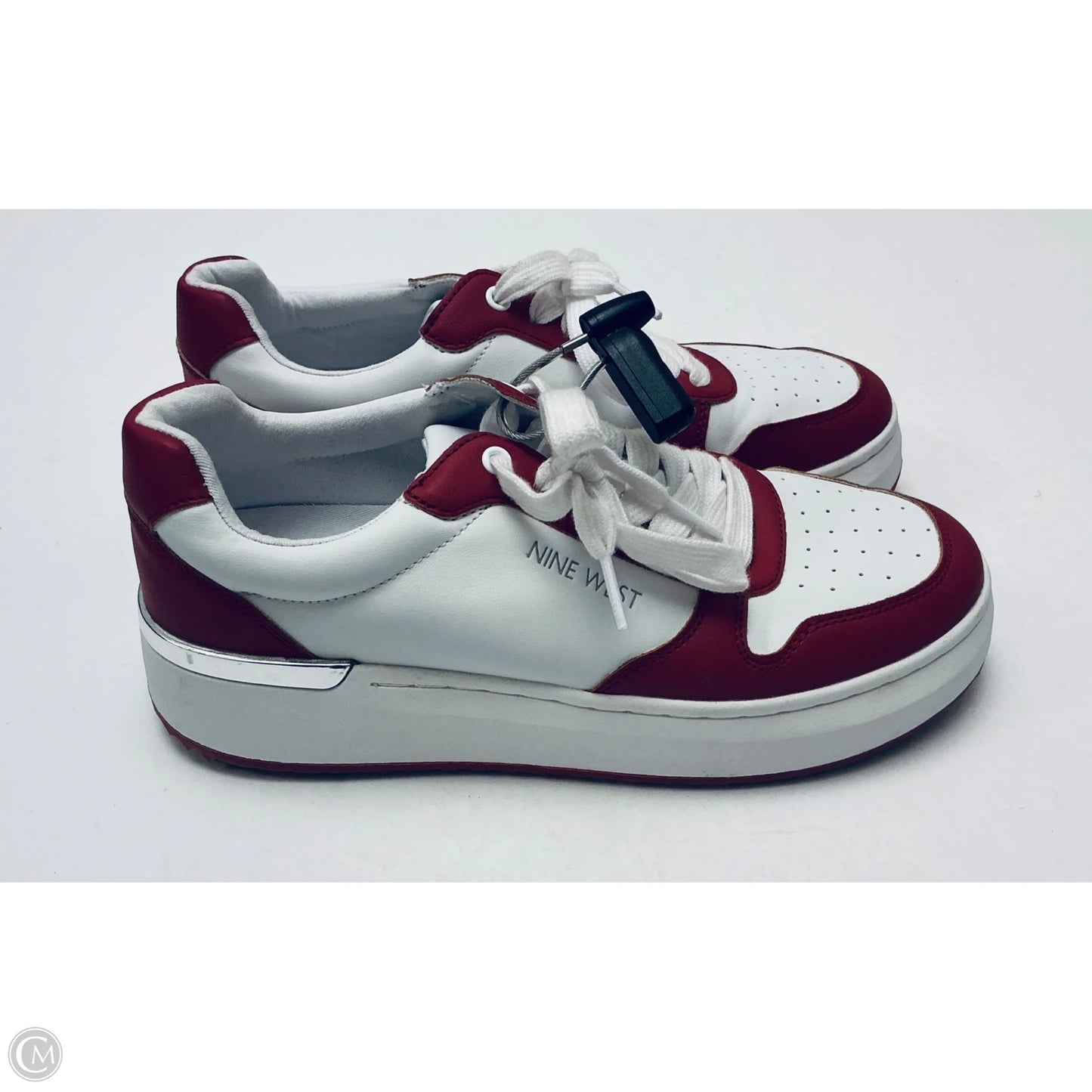 Shoes Sneakers By Nine West In Red & White, Size: 8.5
