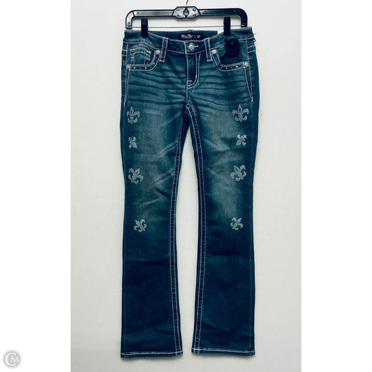 Jeans Boot Cut By Miss Me In Blue Denim, Size: 4