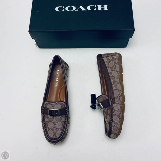 Shoes Designer By Coach In Brown, Size: 7