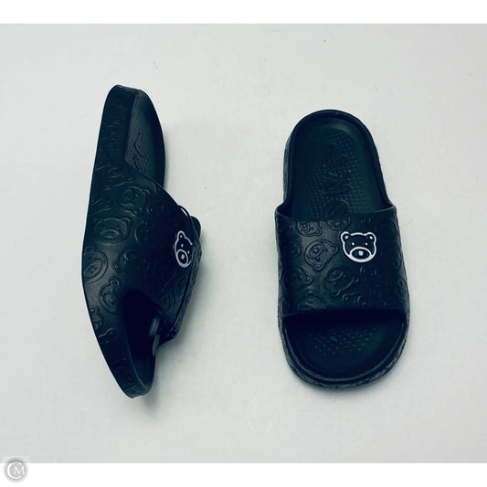 Sandals Flats By Clothes Mentor In Black, Size: 9