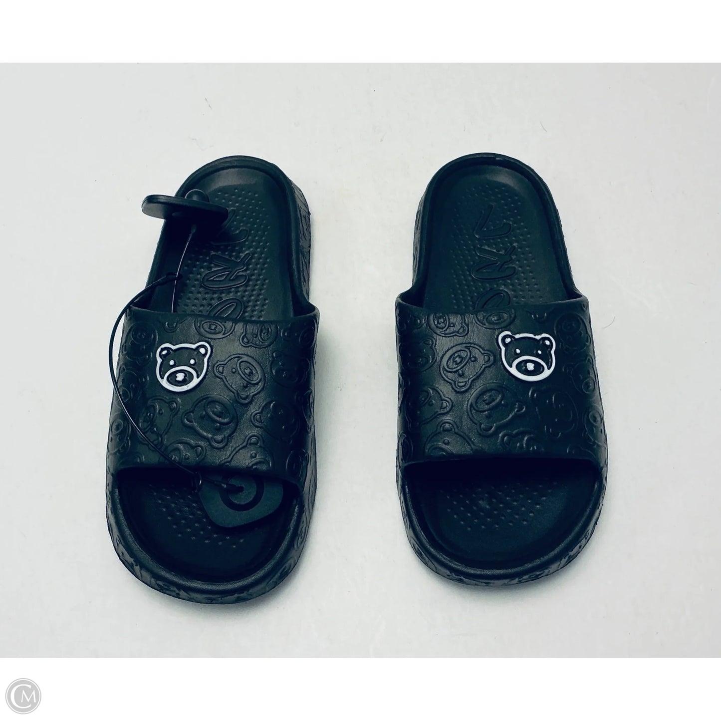 Sandals Flats By Clothes Mentor In Black, Size: 9