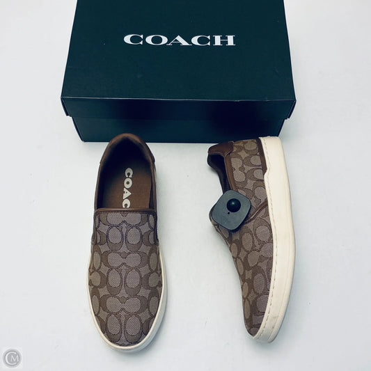 Shoes Designer By Coach In Brown, Size: 9.5