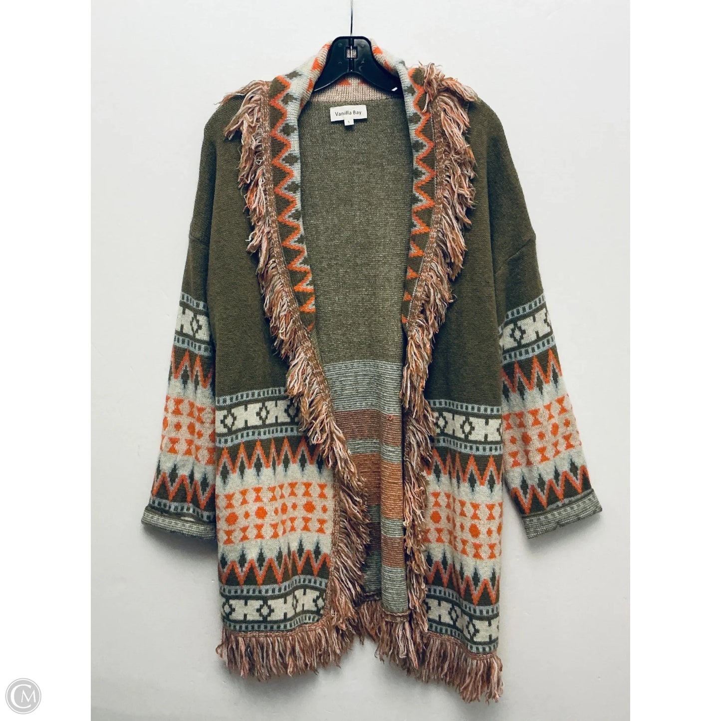 Sweater Cardigan By Vanilla Bay In Multi-colored, Size: S