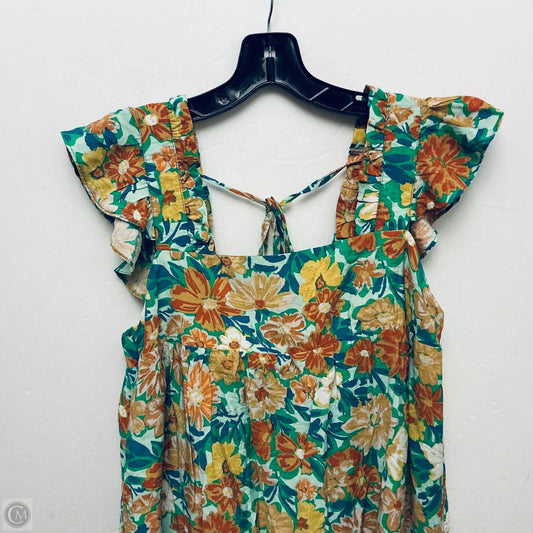 Dress Casual Short By Very J In Floral Print, Size: L