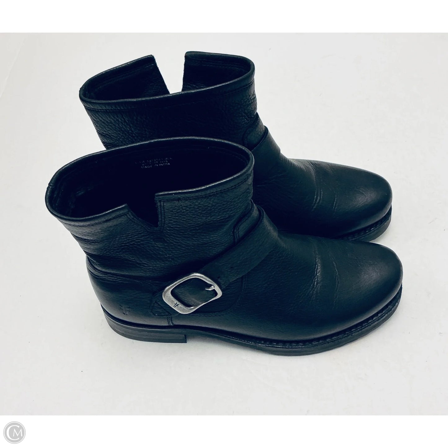 Boots Designer By Frye In Black, Size: 6.5